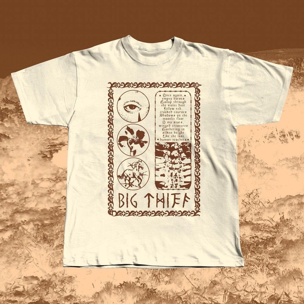 Big Thief Inspired  Folk Graphic T-Shirt